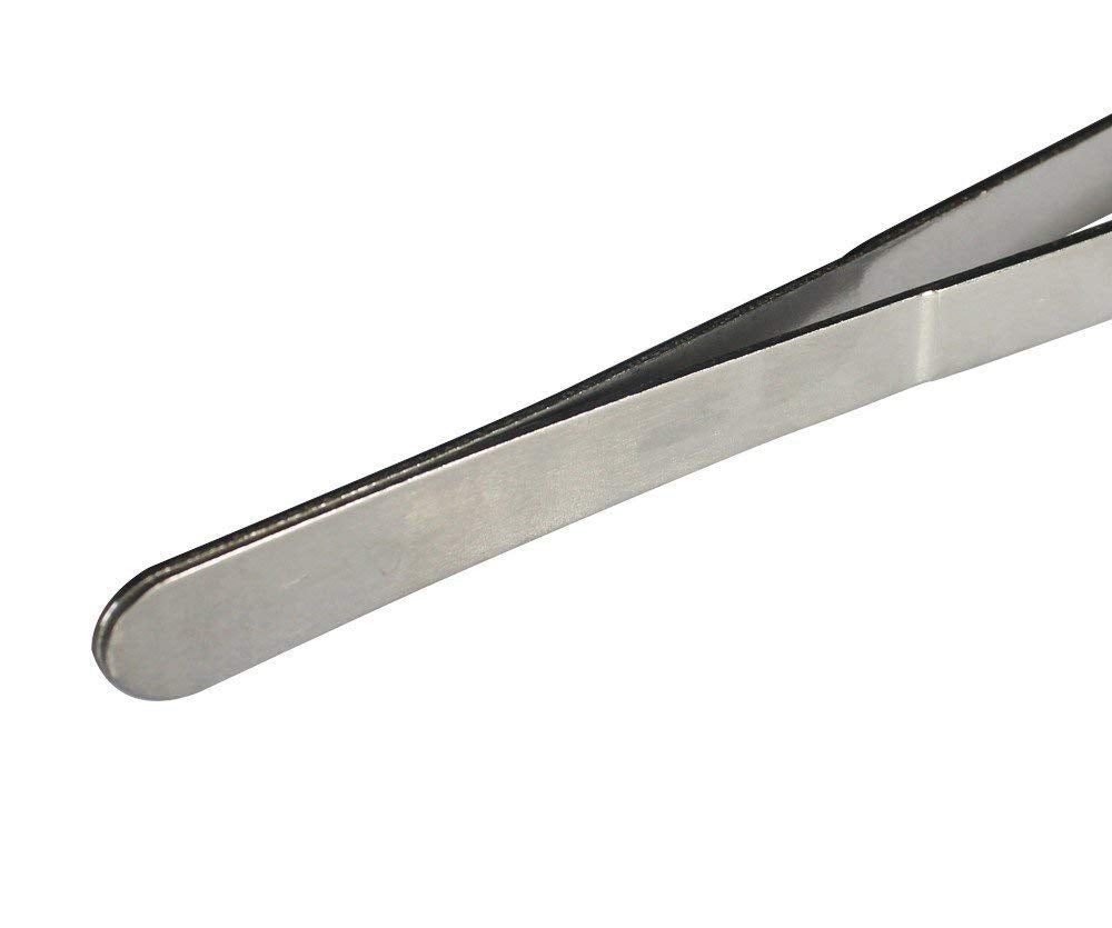Rengvo Long Feeding Tongs Aquarium Tweezers, Stainless Steel Straight Aquascaping Tweezer for Fish Tank Aquatic Plants, Extra Long Tweezer :12" Long