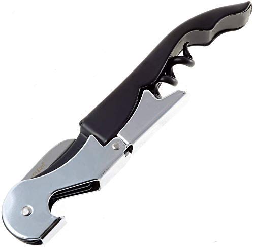 Rudra Exports Corkscrew Upgraded Heavy Duty Wine Opener with Foil Cutter and Bottle Opener for Restaurant Beer Opener :1 Pc.