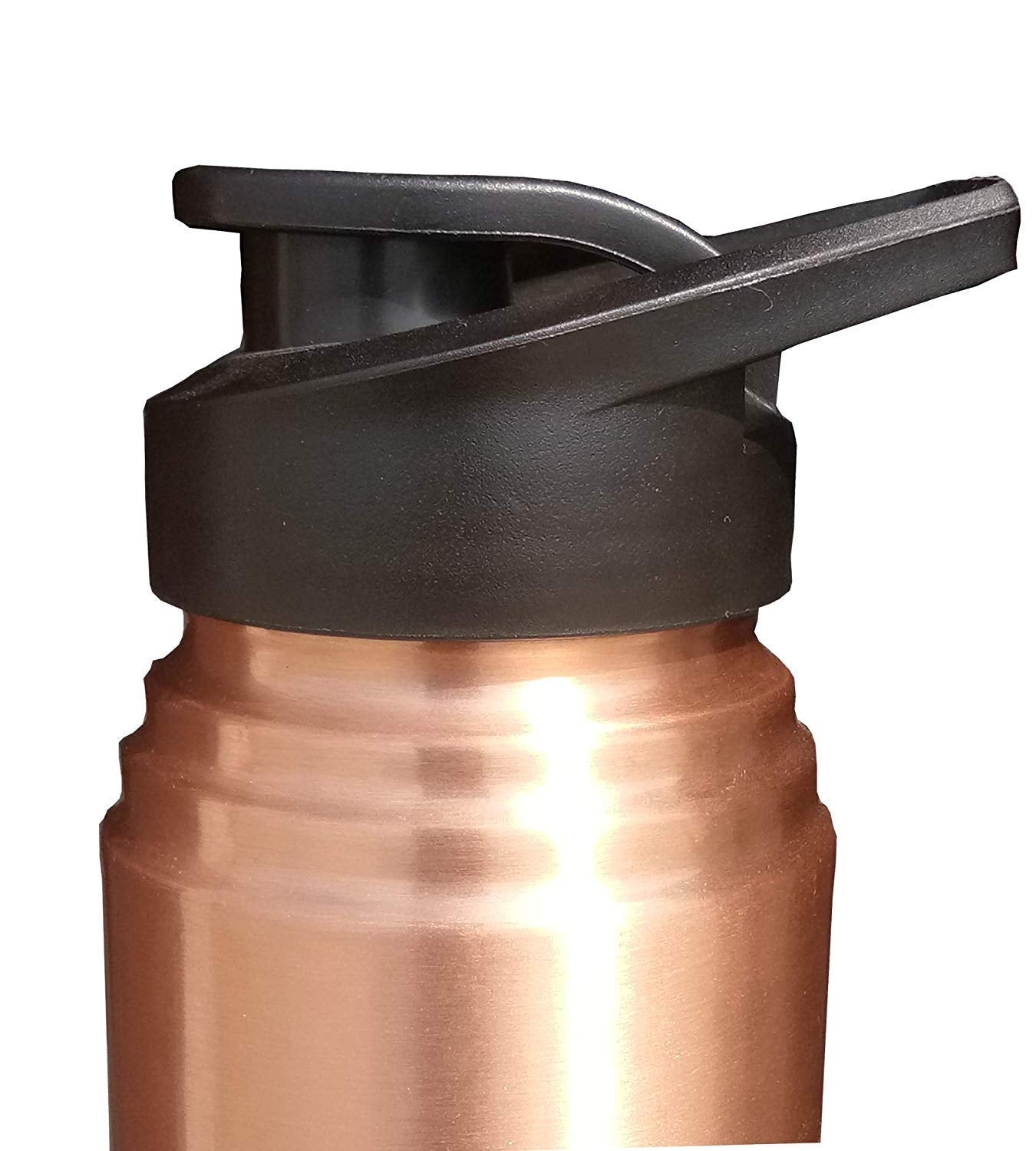 Rudra Exports Pure Copper Sipper Bottle for Sports Yoga Sipper Combo Pack of 2
