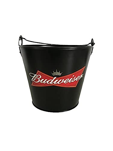 Rudra Exports Beer Bucket, Galvanized Beer Bucket Built-in Bottle Opener, Party Bucket, Wine Bucket, Bar Bucket, Beer Bucket for Party: 1 Pc.
