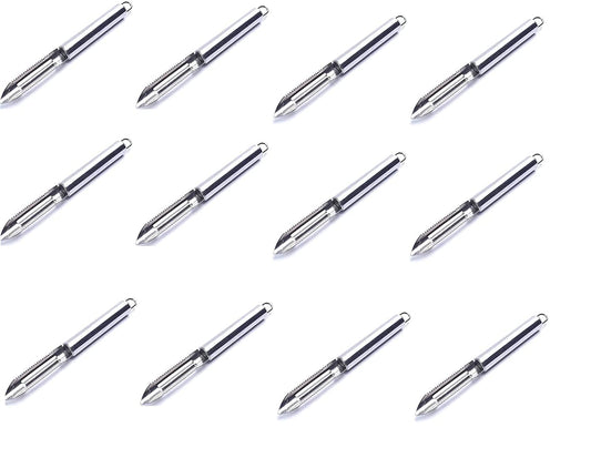 Rudra Exports Stainless Steel Peeler Vegetable Peeler Ultra Sharp Stainless Steel Peeler 12 Pieace