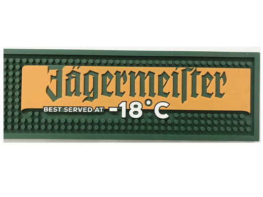Rudra Exports Bar Mat,Non-Slip Drink Bar Runners,Professional Bartender's Essential for Industrial & Home Kitchen Counters Jägermeister: 21x4 Inches