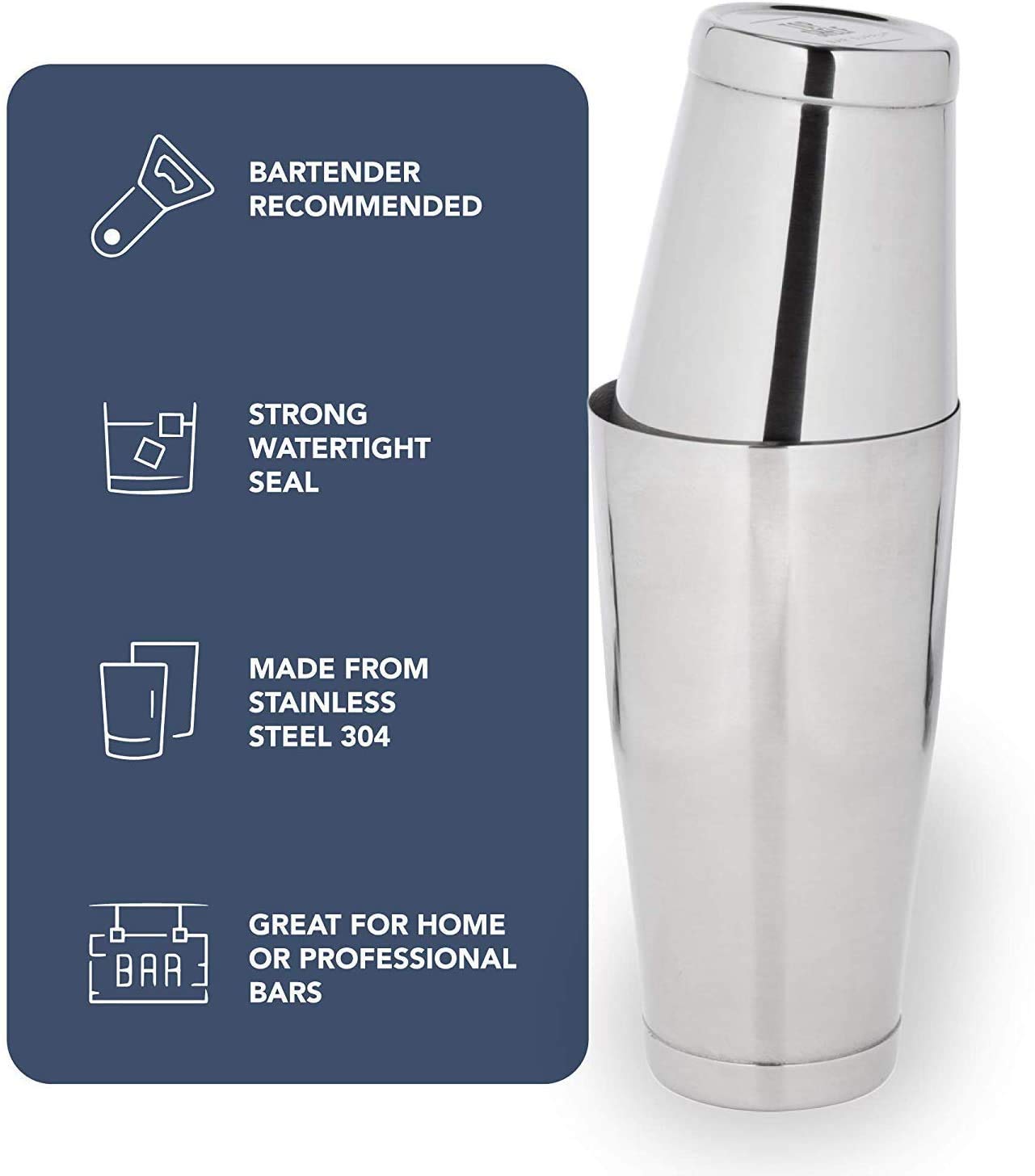 Rudra Exports Bar Set Cocktail Shaker Bar Tools Set Bartender Kit with Bar Accessories : 11 Pcs Gift Set