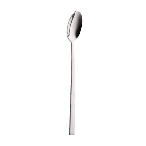 Rudra Exports Extra Long Soda Spoon Mixing Stirring Spoon, Ice Tea Coffee Long Ice Cream for Tall Glasses, Bournvita/Horlicks Spoon, Cocktail Bar Stainless Steel Long 8" Handle : Set of 8