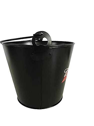 Rudra Exports Beer Bucket, Galvanized Beer Bucket Built-in Bottle Opener, Party Bucket, Wine Bucket, Bar Bucket, Beer Bucket for Party: 1 Pc.