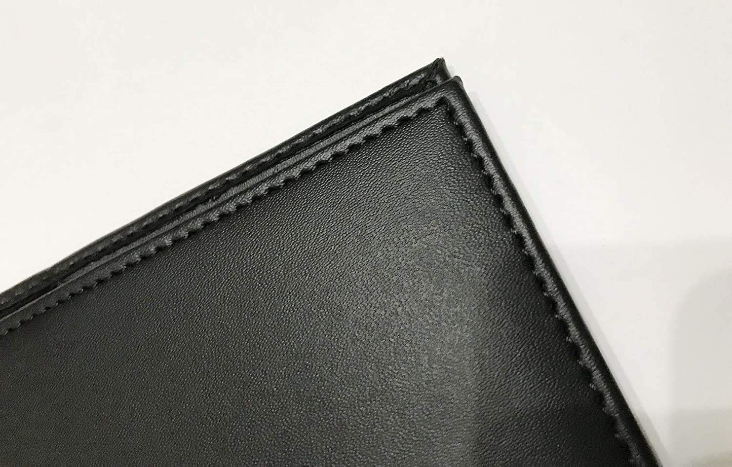 Rudra Exports Restaurant Bill folders, Guest Check Presenter Folder, Bill Folders for Hotels with Credit Card and Receipt Pocket Black Leather Colour : Set of 2 Pieces