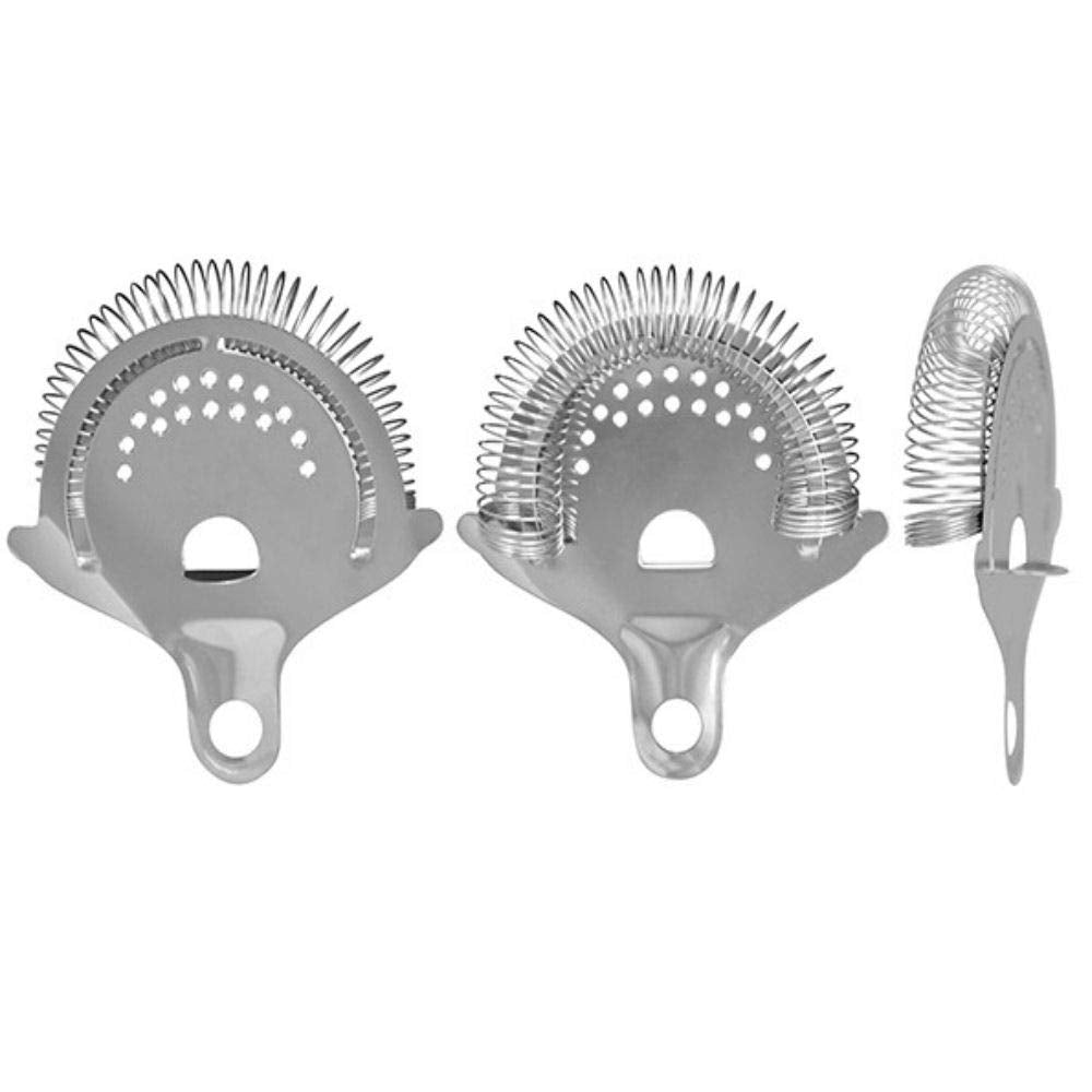 Rudra Exports No Prong bar Strainer for Bartender and Home bar