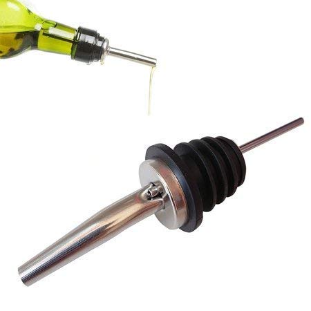 Rudra Exports Metal Bottle Pourers Pouring Spouts for Liquor Wine  (3 Pack) with Free Dust Covers