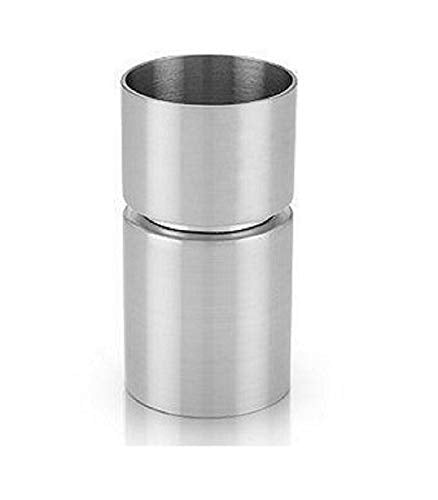 Rudra Exports Premium Stylish Straight Stainless Steel Double Sided Peg Measure 30 and 60 ml, Thimble Jigger, Cocktail Drink Limited Edition