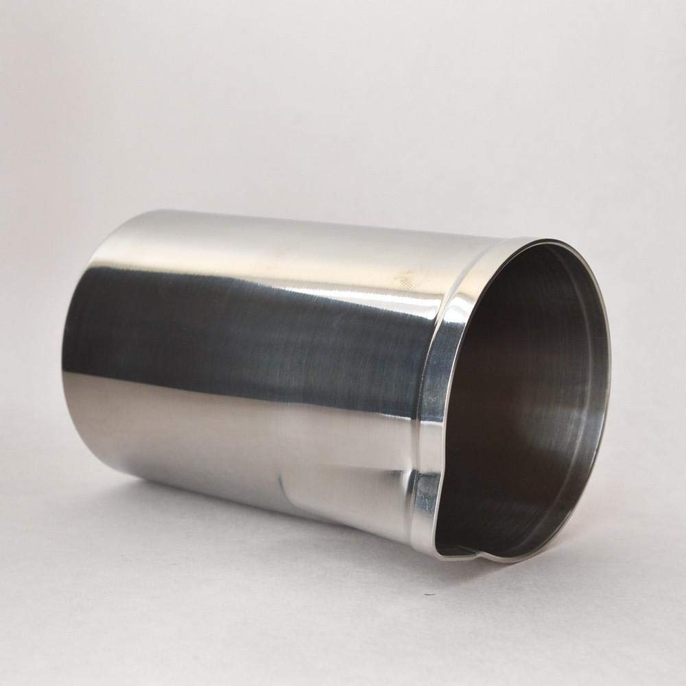 Rudra Exports Japanese Style Seamless Stainless Steel Mixing Glass Stirring Cocktail: 480 ml