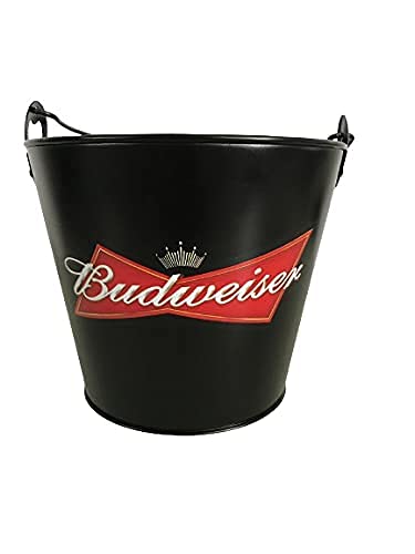 Rudra Exports Beer Bucket, Galvanized Beer Bucket Built-in Bottle Opener, Party Bucket, Wine Bucket, Bar Bucket, Beer Bucket for Party: 1 Pc.