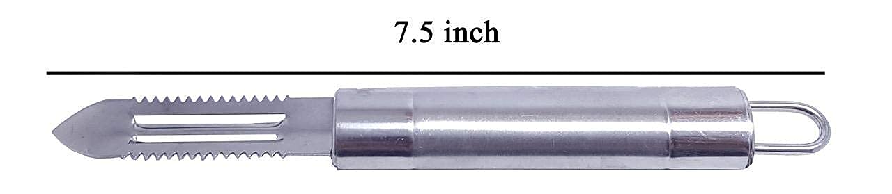 Rudra Exports Stainless Steel Peeler Vegetable Peeler Ultra Sharp Stainless Steel Peeler 12 Pieace