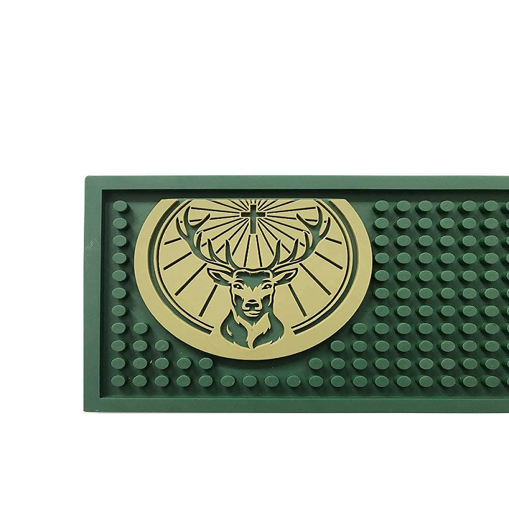 Rudra Exports Bar Mat,Non-Slip Drink Bar Runners,Professional Bartender's Essential for Industrial & Home Kitchen Counters Jägermeister: 21x4 Inches