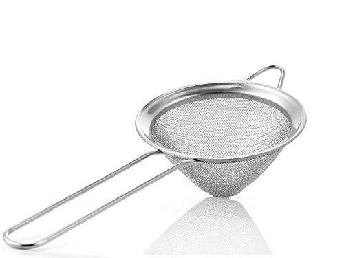 Rudra Exports Stainless Steel Conical Strainer Julep Bar Strainer 3-inch -2 Pieces/Set