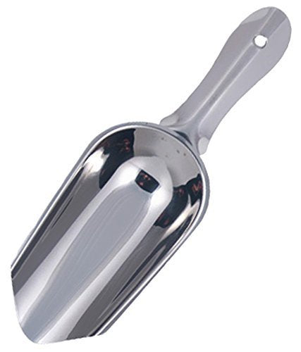 Rudra Exports Stainless Steel Ice Scoop, Silver