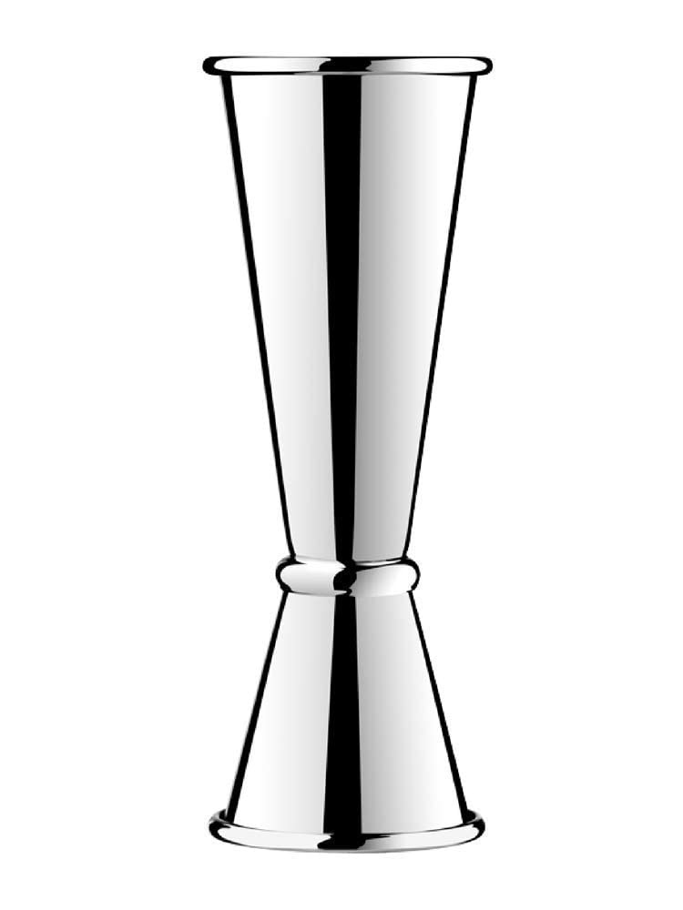 Rudra Exports Professional Stainless Steel Bar Boston Shaker Set,4 Prong Shaker, Mixing Glass, Japanese Jigger and Cocktail Strainer): 4 Piece Set