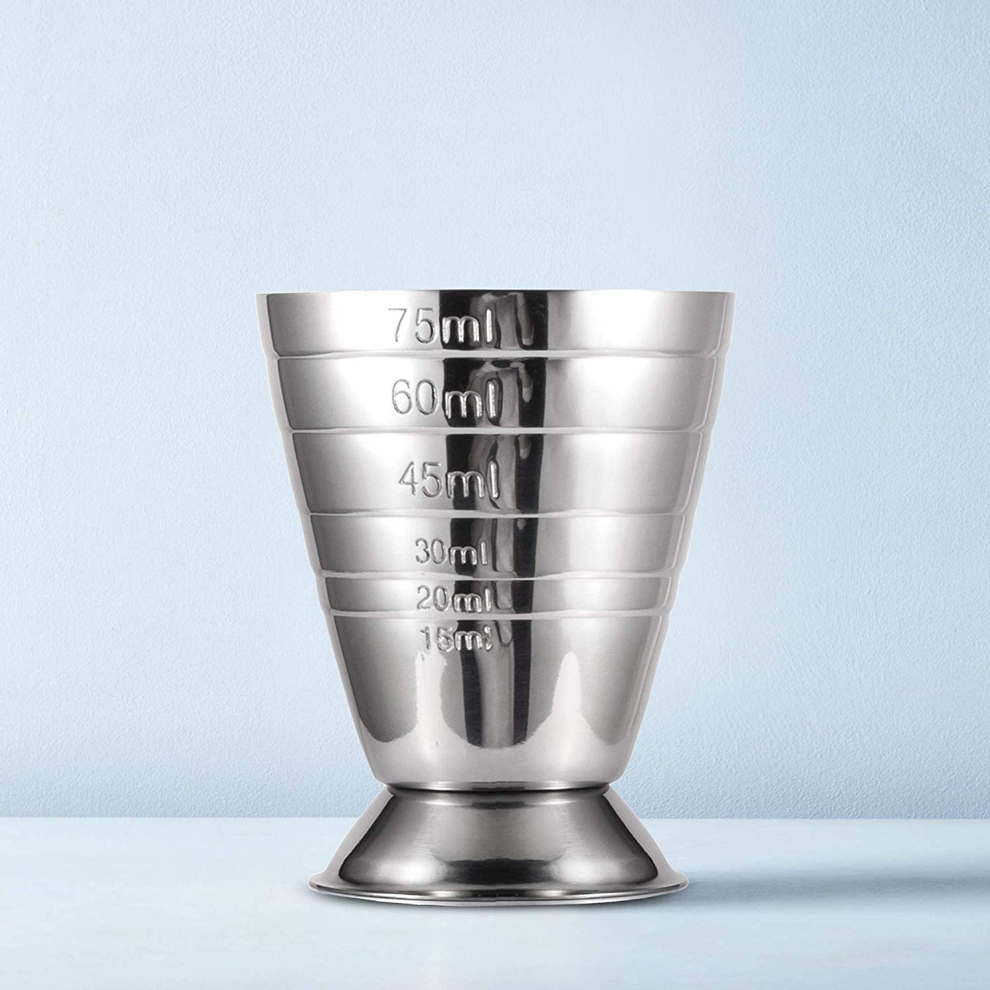 Rudra Exports Quality Multi Level Measuring Jigger Peg Measures Bar Cocktail Jigger 75ml