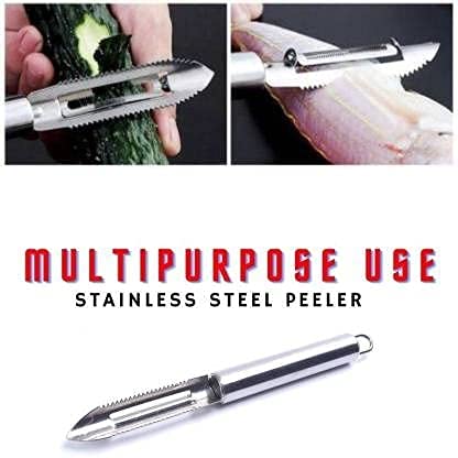 Rudra Exports Stainless Steel Peeler Vegetable Peeler Ultra Sharp Stainless Steel Peeler Eight Pieace