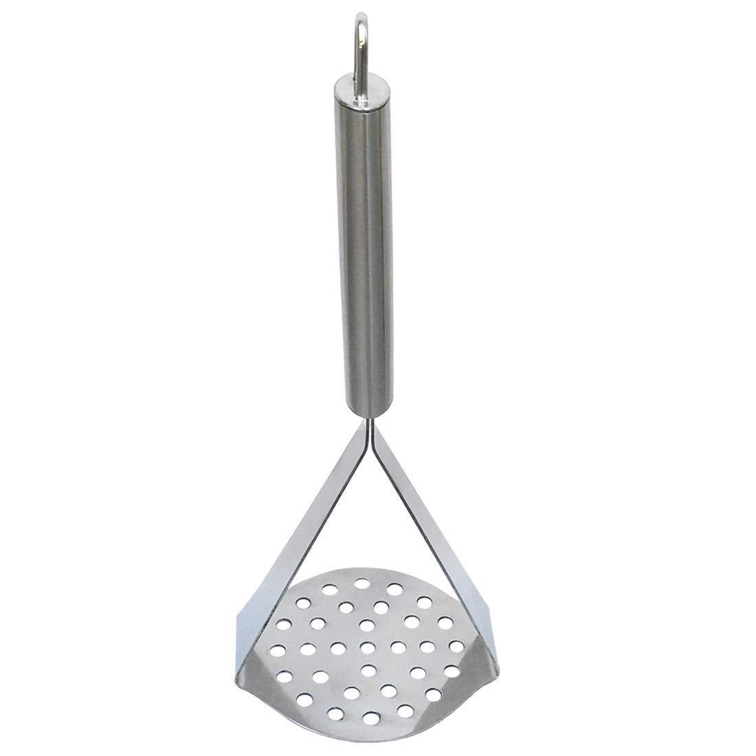 Rudra Exports Stainless Steel Potato Crusher Vegetable Masher Pav Bhaji Masher Silver Pack of 1