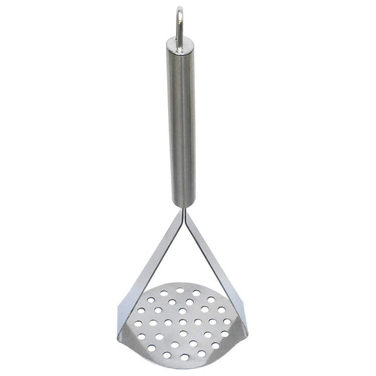 Rudra Exports Stainless Steel Potato Crusher Vegetable Masher Pav Bhaji Masher Silver Pack of 1
