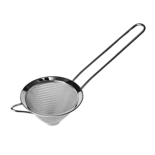 Rudra Exports Cocktail Strainer Stainless Steel Fine Mesh Strainer Food Strainers I Small Strainer I Tea Strainer I Bar Strainer 3 inch: 2 Pcs Set
