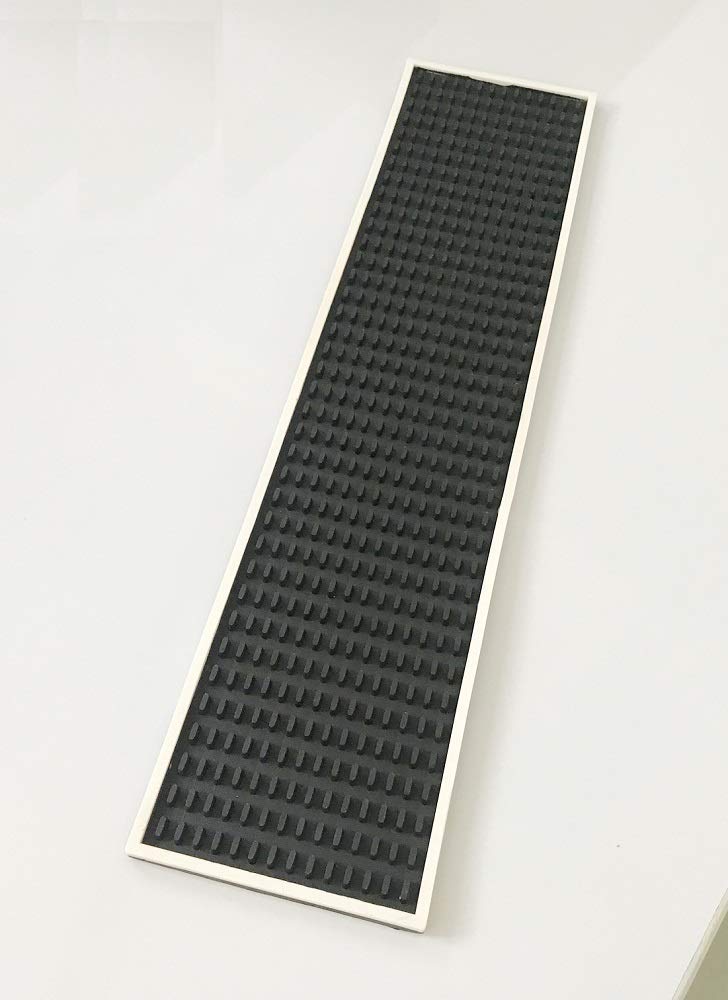 Rudra Exports Bar Mat, Non-Slip Drink Cocktail Mixing Service PVC Rubber Drip Spill Mat, Bar Runners, For Bar Counters: 20x6 Inches