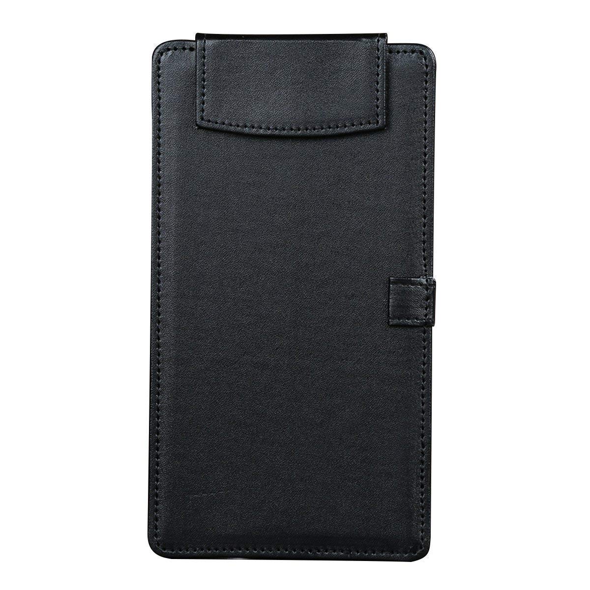 Rudra Exports Leather Clipboard Writing Pad with Pen Clip, Leather Guest Pad, Hotel Room Leather Note pad Accessories, Waiter Order pad: 01 Pc.