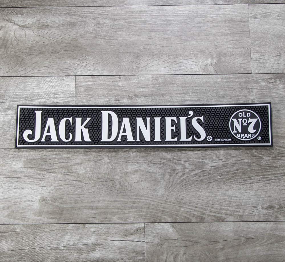 Rudra Exports Non-Slip Drink Cocktail Mixing Service PVC Rubber Drip Spill Bar mat & Runners | Professional Bartender's Essential for Industrial and Home Kitchen Counters |(1 Pc)