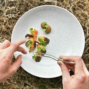 Rudra Exports Culinary Chef Tweezer 6.3 Inches, Food Placement Tweezer - 1 Pc.