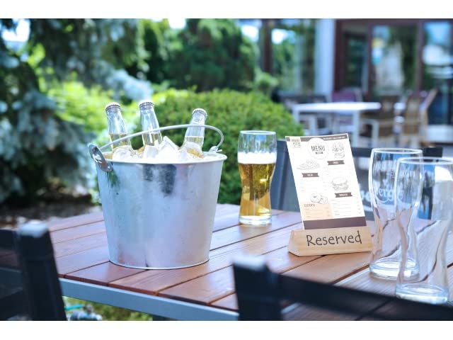 Rudra Exports Beer Bucket, Galvanised Beer Bucket Built-in Bottle Opener, Party Bucket, Ice Bucket, Wine Bucket, Bar Bucket, Beer Bucket for Party: 1 Pc.