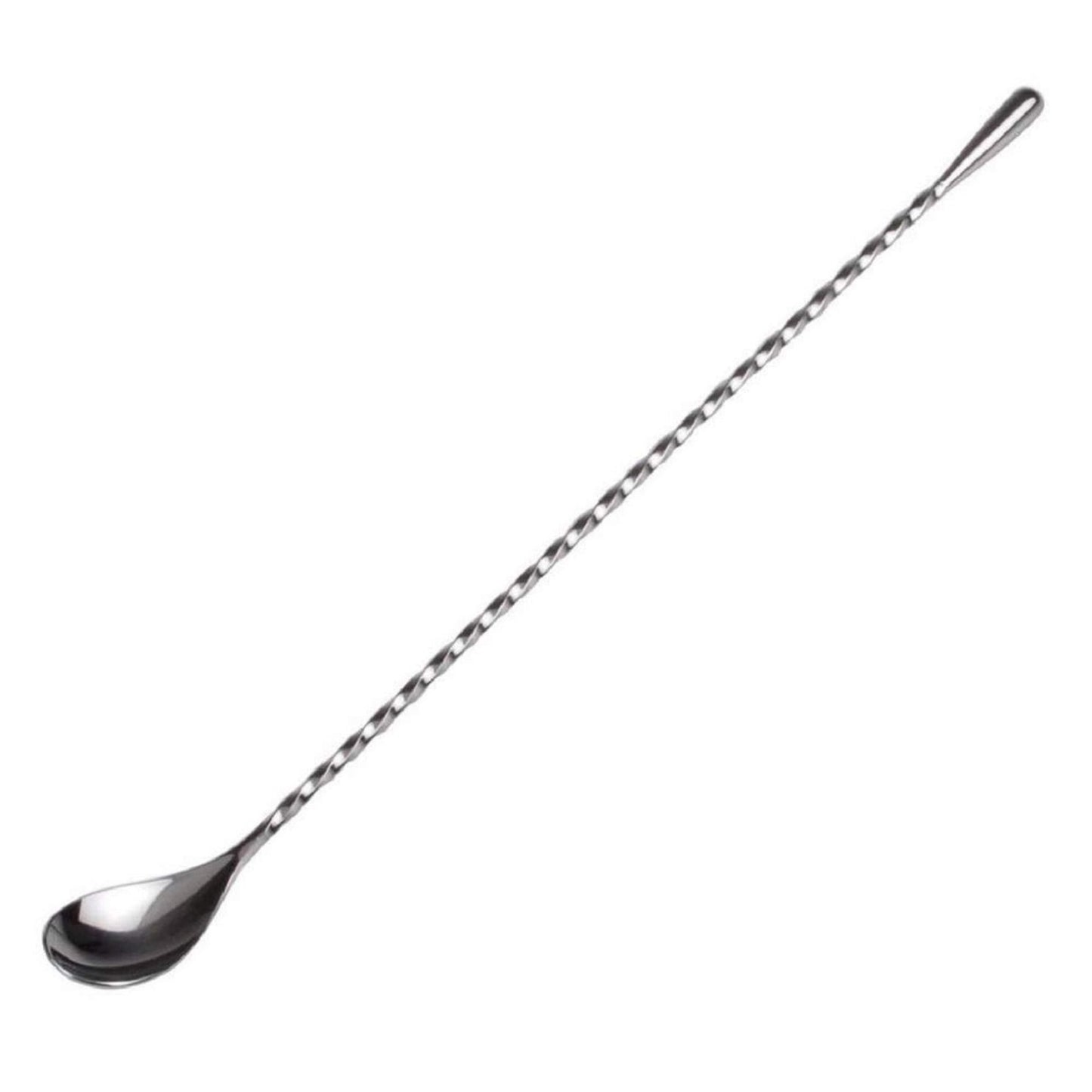 Rudra Exports Teardrop Bar Spoon, Extra Long Bar Stirrer 40 cm,Japanese Style Teardrop End Design - 1 Pc.