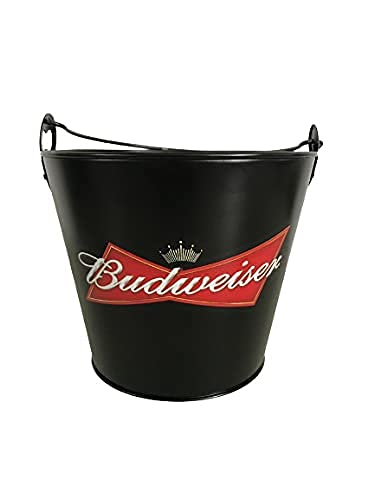 Rudra Exports Beer Bucket, Galvanized Beer Bucket Built-in Bottle Opener, Party Bucket, Wine Bucket, Bar Bucket, Beer Bucket for Party: 1 Pc.