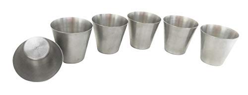 Rudra Exports Set of 6 Shot Glass (60 ml)