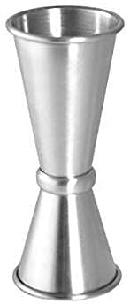 Rudra Exports Premium Stylish Straight Stainless Steel Peg Measures 30 & 60 ml, Thimble Measure, Jigger, Bar Tool Accessory : Limited Edition pcK 4