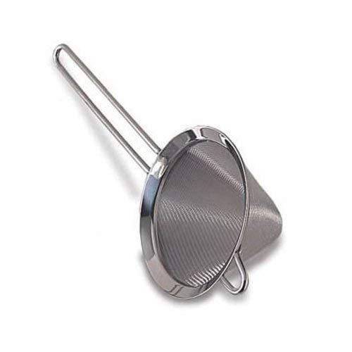 Rudra Exports Cocktail Fine Mesh Strainer Stainless Steel Professional Bar Tool Conical Food Strainers, Tea Strainer, Juice Strainer: 4 Pcs Set