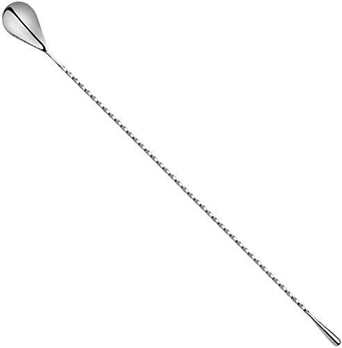 Rudra Exports Teardrop Bar Spoon, Extra Long Bar Stirrer 40 cm