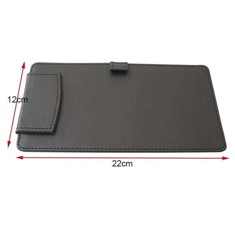 Rudra Exports Leather Clipboard Writing Pad with Pen Clip, Leather Guest Pad, Hotel Room Leather Note pad Accessories, Waiter Order pad: 01 Pc.