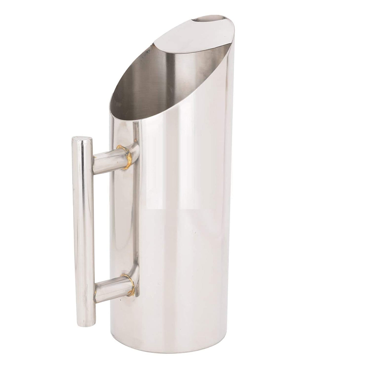 Rudra Exports Stainless Steel Jug Pitcher with Pipe Handle Stainless Steel Pitcher Serving Water Hotel Restaurant Tableware 1500 ML