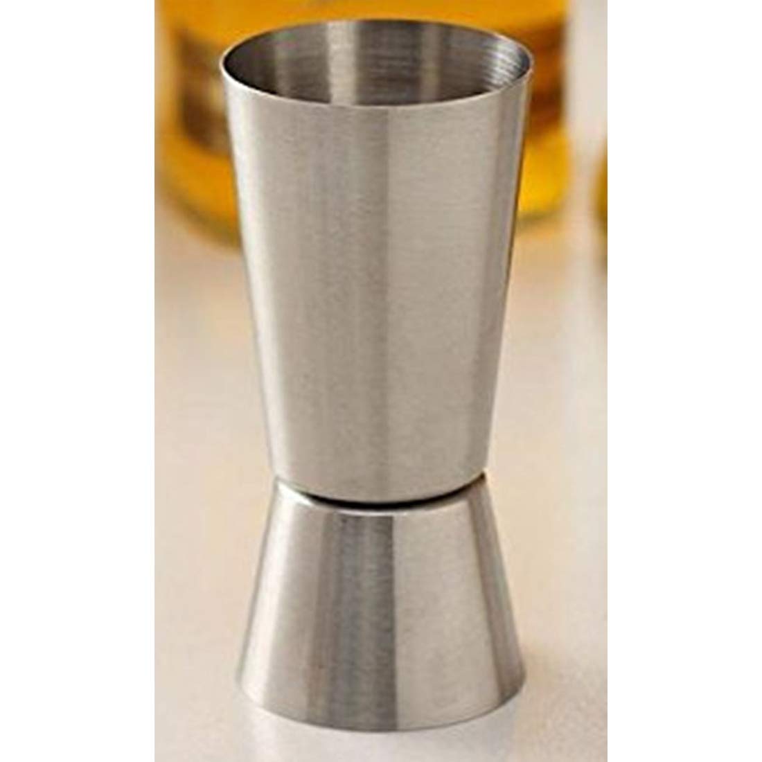 Rudra Exports Set of 2 Double Sided Peg Measure & Cocktail Shaker Drink Measuring Bar Tool Jigger, 30/60Ml