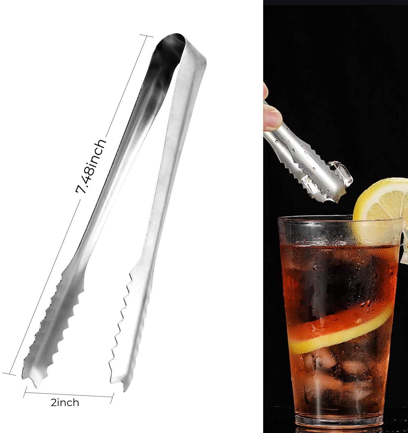 Rudra Exports Mojito Muddler for Cocktails, Stainless Steel Cocktail Muddler Peg Measurer Jigger 30 and 60 ml : 6 Pcs