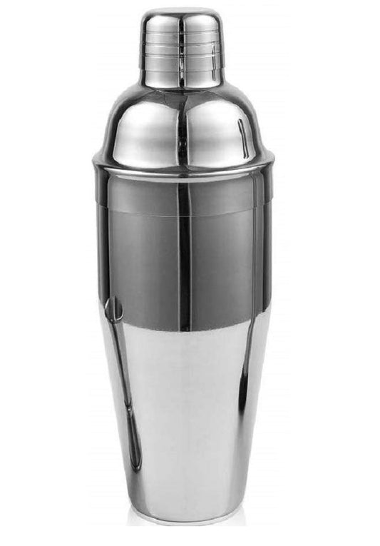 Rudra Exports Stainless Steel Cocktail Shaker, 85 cm, 500 ml, Silver