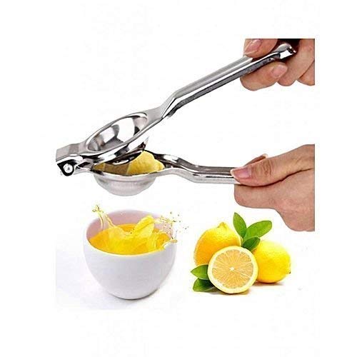 Rudra Exports Pure Stainless Steel Lemon Squeezer Lemon Squeezer for Kitchen Two in One Squeezer (Opener + Squeezer)