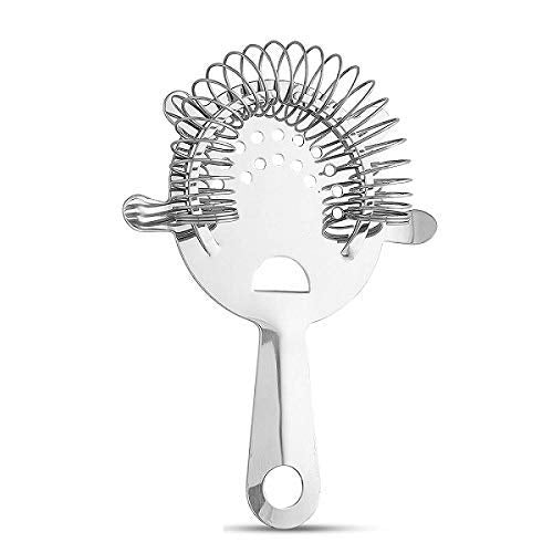 Rudra Exports Heathrow Strainer, Stainless Steel Bar Strainer, Cocktail Strainer, Bartender Tool