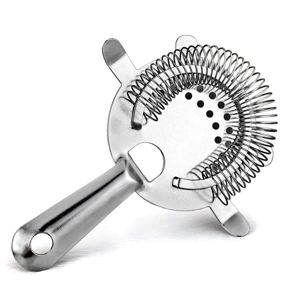 Rudra Exports Heathrow Strainer, Stainless Steel Bar Strainer, Cocktail Strainer, Bartender Tool