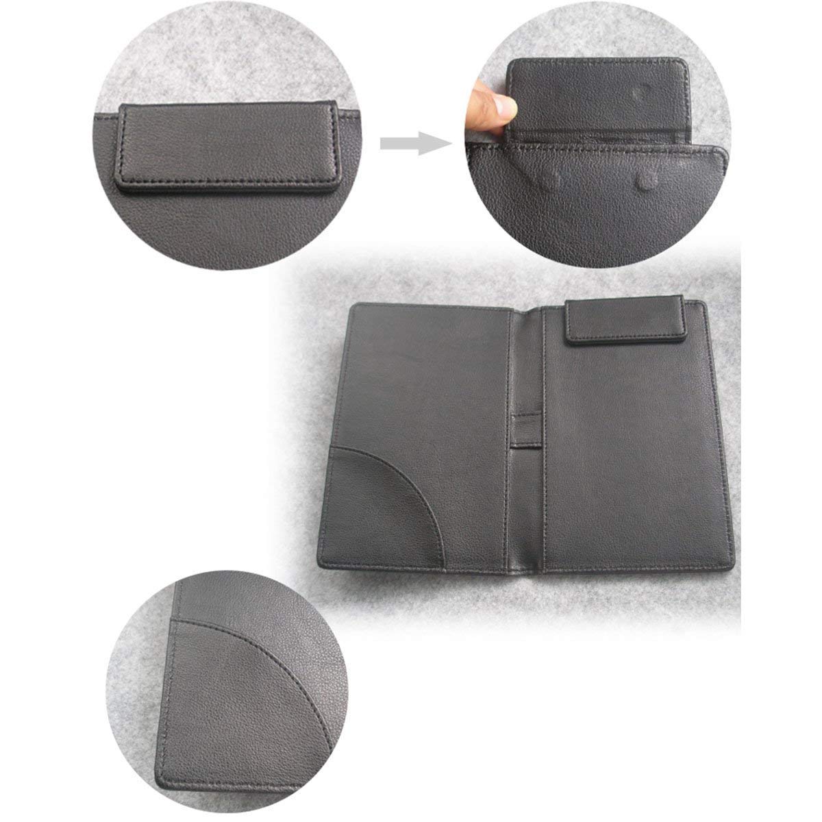 Rudra Exports Restaurant, Hotel Guest Check Bill Presenter Holder, Bill Folder, Leather Folder with Pen Strap, Bill Holder, Magnetic Check Presenter, Paper Holder: 1 Pc.